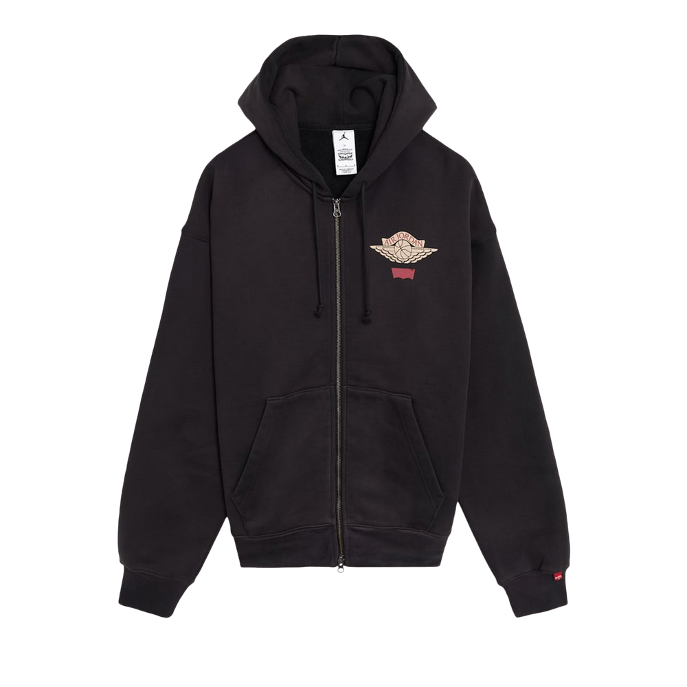 AIR JORDAN Jordan x Levi's Full Zip Hoodie Black