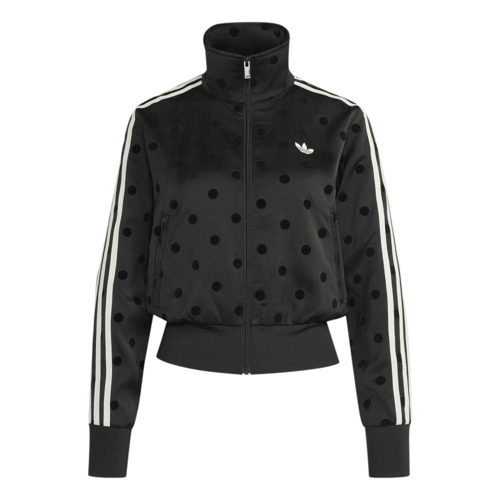 Adidas Satin Polka Dots TT Track Jacket Black (Women's)