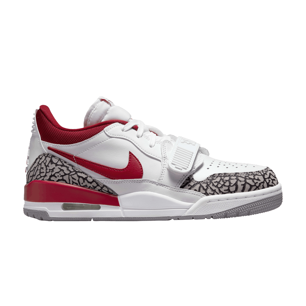 AIR JORDAN Legacy 312 Low White Cement Gym Red (Women's)