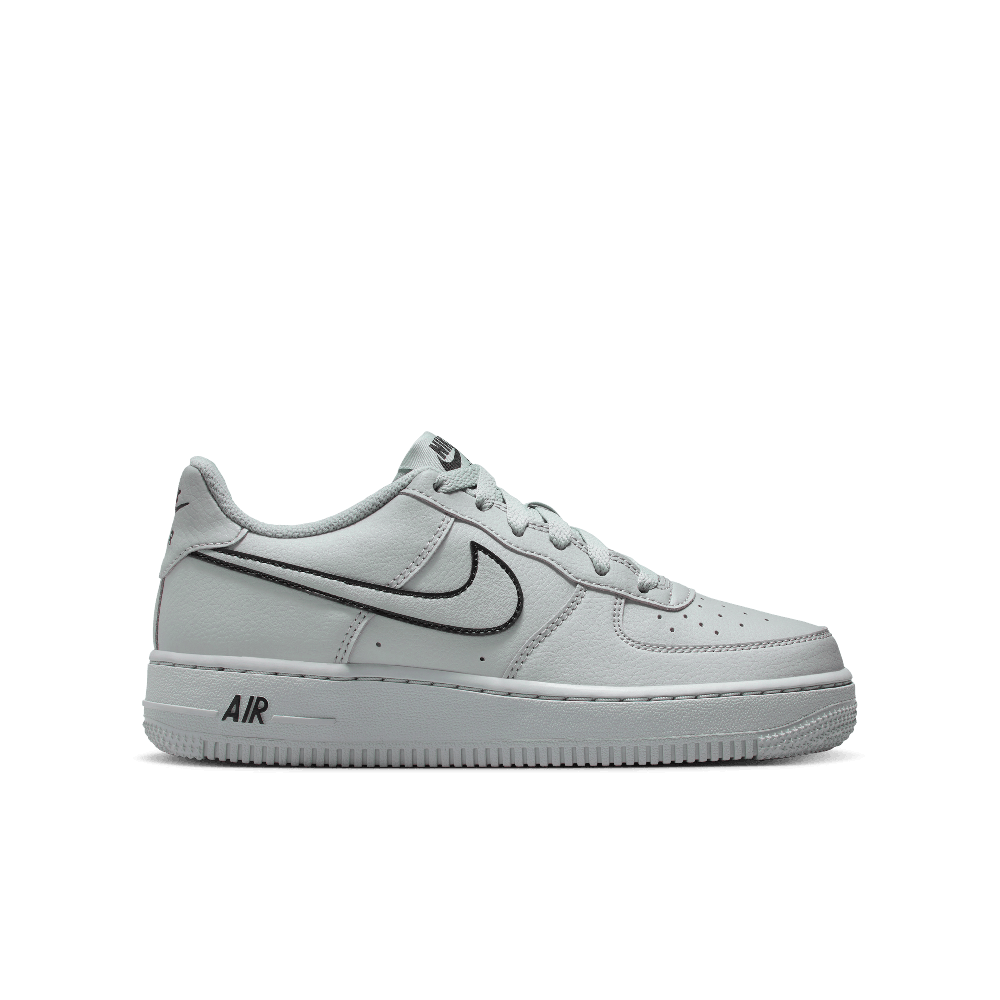 Nike Air Force 1 Light Smoke Grey Black (GS)