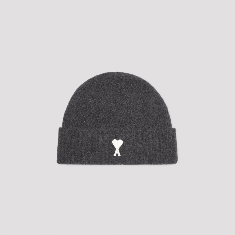 AMI Beanie Grey White