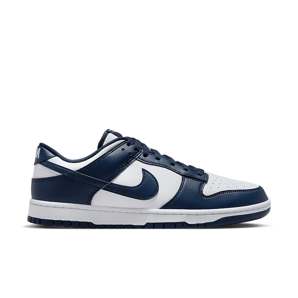 Nike Dunk Low White Midnight Navy