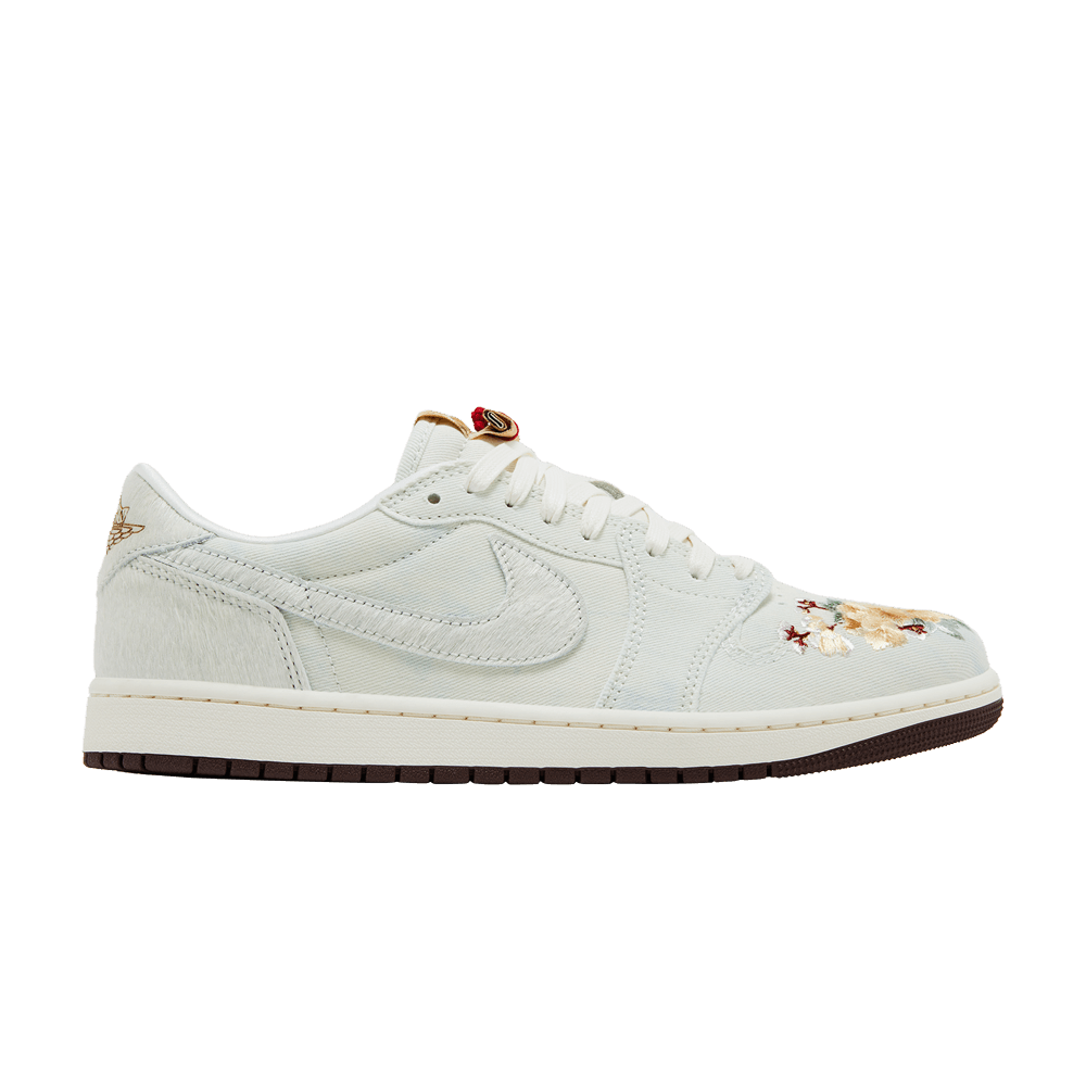 Jordan 1 Retro Low OG Football Grey Sail Light Chocolate