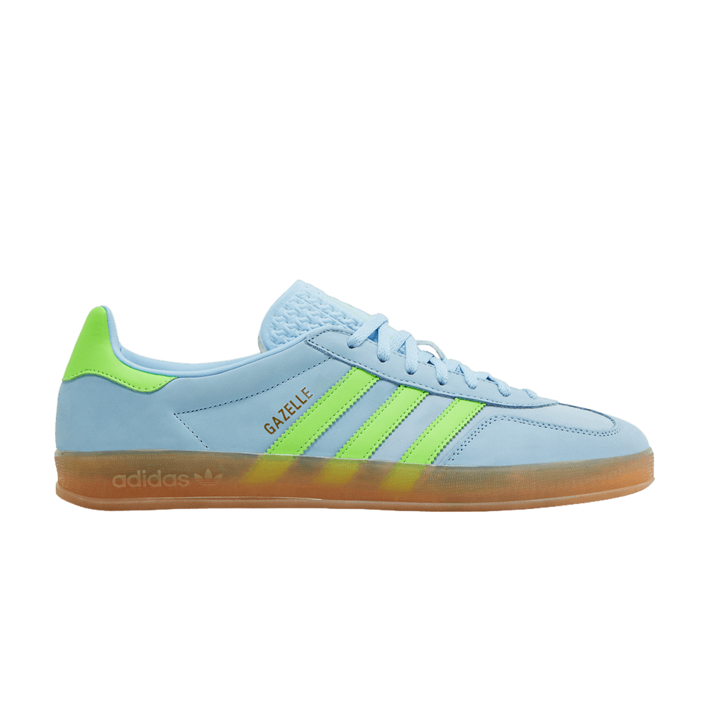 Adidas Gazelle Indoor Clear Sky Solar Green (Women's)