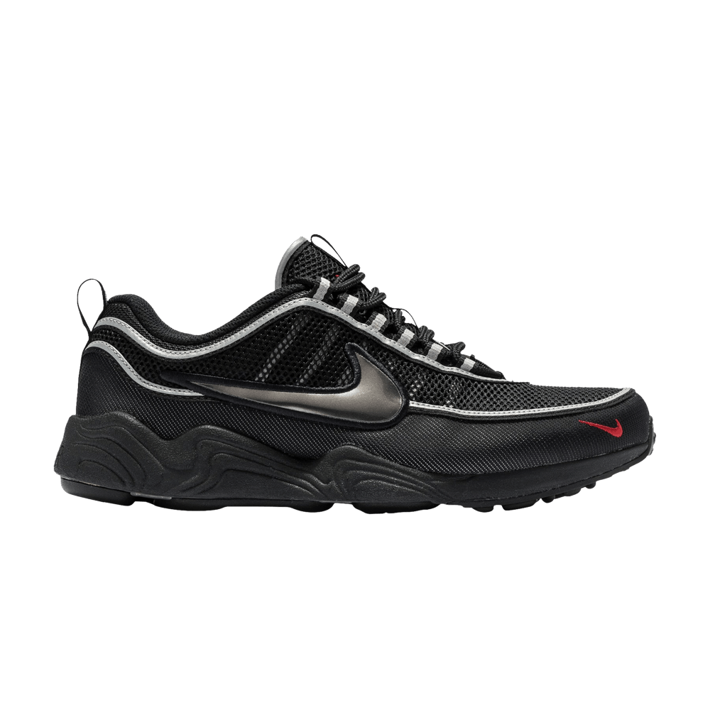 Nike Air Zoom Spiridon Black Metallic Silver