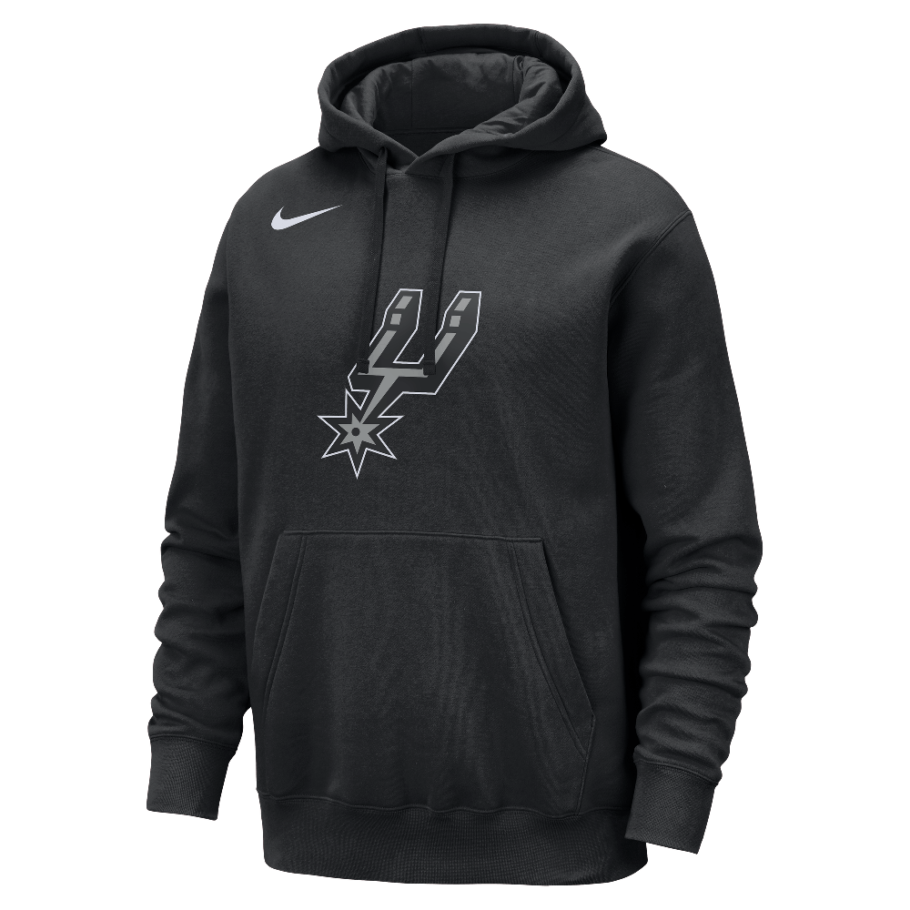 San Antonio Spurs Club Men's Nike NBA Pullover Hoodie Black