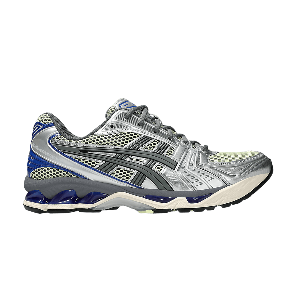 ASICS Gel-Kayano 14 Soft Yellow Asics Blue