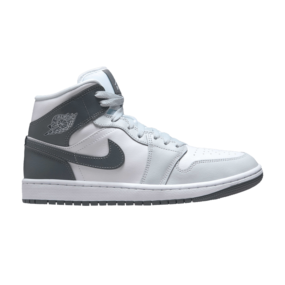 AIR JORDAN 1 Mid White Smoke Grey (Women's)