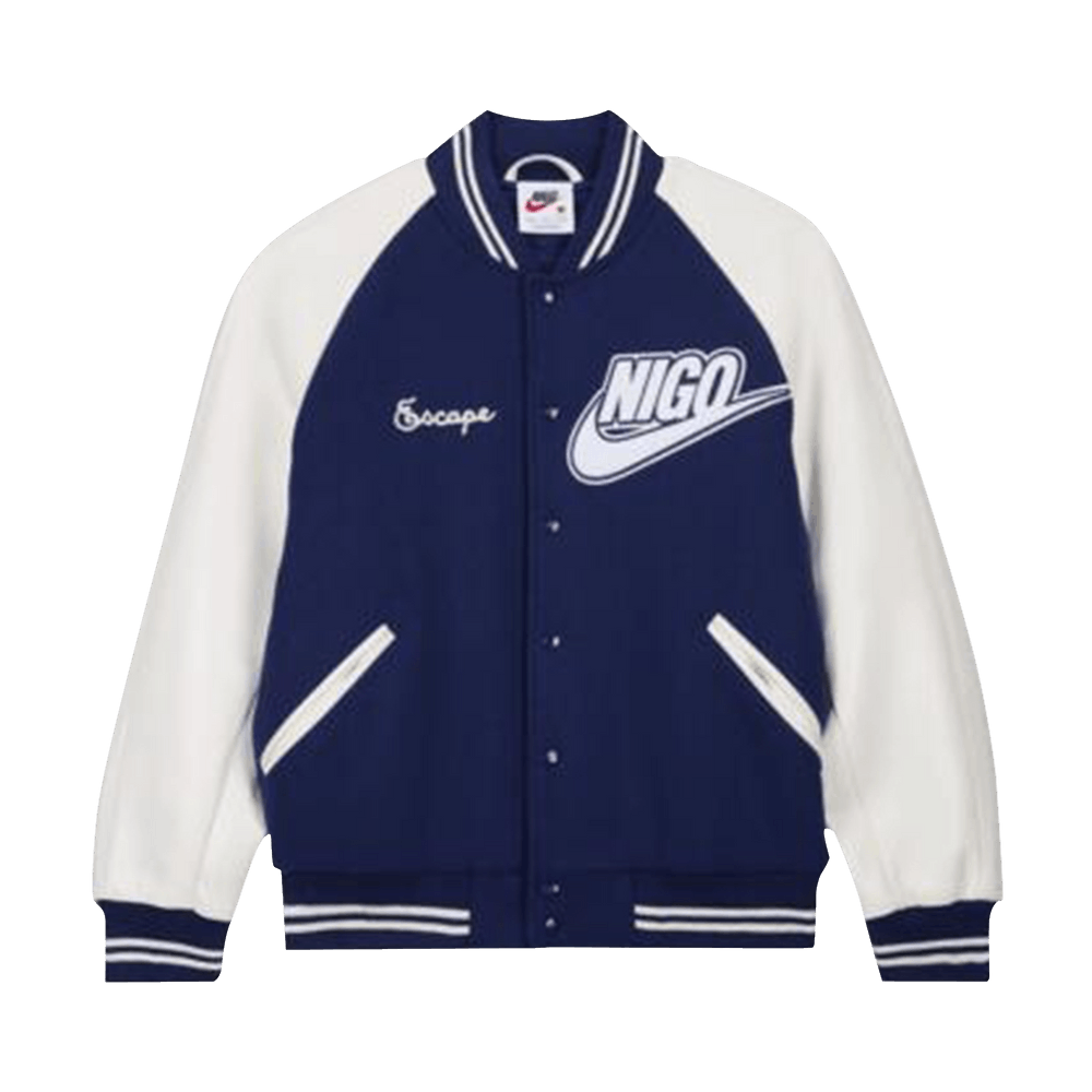 Nike x Nigo NRG Varsity Jacket Navy